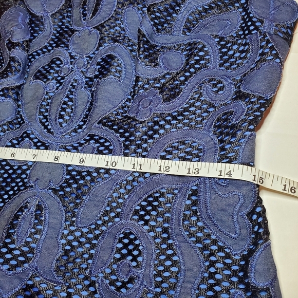 Julia Jordan Embroidered Applique Fit and Flare Dress Size 8 - Picture 12 of 13